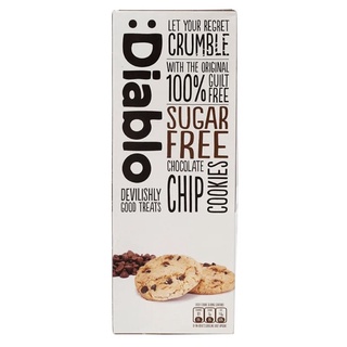 Diablo chocolate chips cookies sugar free คุกกี้ชอคโกแลตชิพ ขนาด 130g