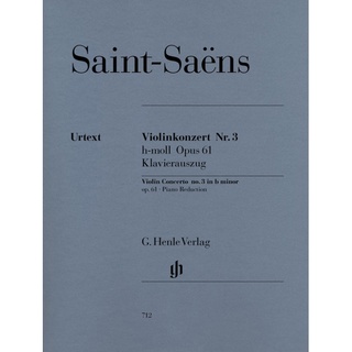 SAINT-SAËNS Violin Concerto no. 3 b minor op. 61 (HN712)