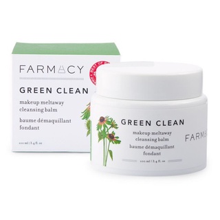 แท้💯% [เคาน์เตอร์อเมริกา/เช็คใบเสร็จได้] Farmacy Green Clean Makeup Meltaway Cleansing Balm