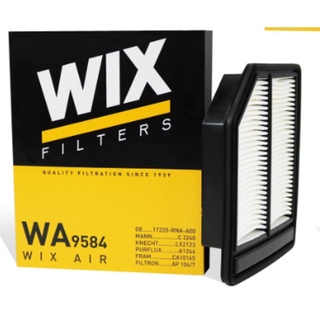 WA9584 กรองอากาศ WIX รุ่น : Honda ซีวิค 1.8 ปี06