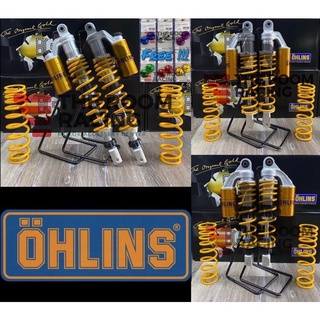 โช้คหลัง Ohlins HO 018 สำหรับ Honda Forza 300/350 2019-2023 (แถมฟรีเม็ดปรับ)/ Pcx 2014-2017 / Pcx 2018-2021 / Waveยาว340