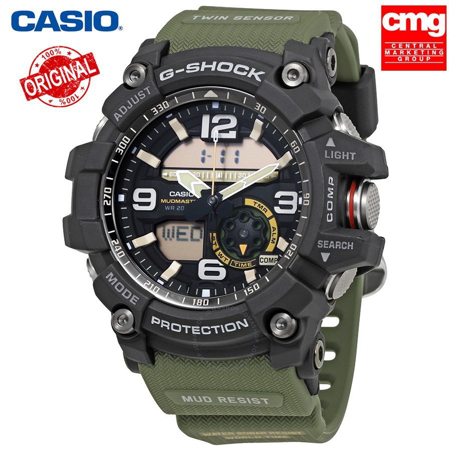 Casio G-Shock GG-1000-1A3 นาฬิกาข้อมือผู้ชาย สายเรซิ่น รับประกัน1ปี