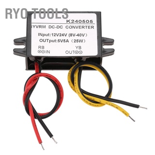 Ryo Tools 12V/24V to 5V 5A DC-DC Buck Converter Step Down Power Supply Module