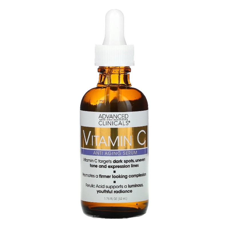 ของแท้100%Advanced.clinical -anti.aging.vitaminC-serum52ml