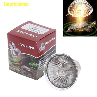 (Emprichman) หลอดไฟควบคุมอุณหภูมิ 25 50 75W Uva Uvb 3.0 สําหรับเต่าคลาน