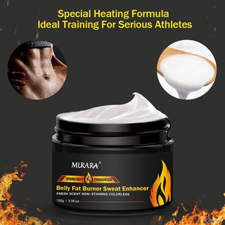 100g MURARA Belly Fat Burner Sweat Enhancer Abdominal fever ointment exercise shaping Free Shipping