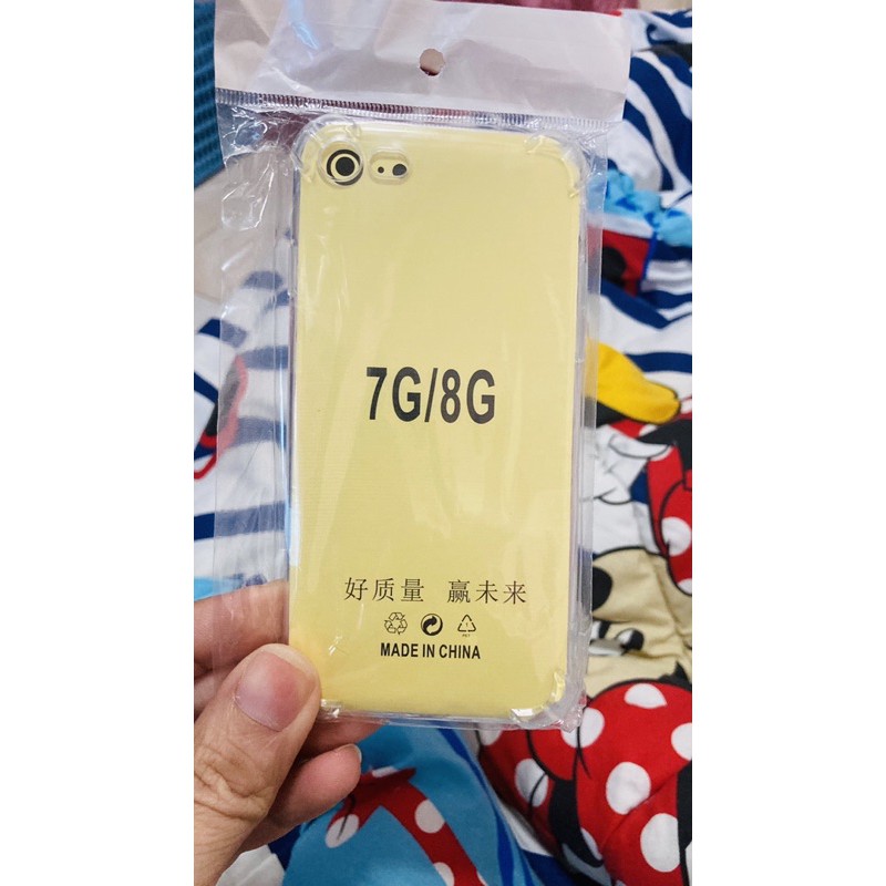 เคส ซิลิโคนกันกระแทกแบบใส i7,8,se