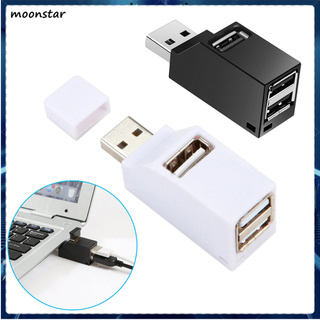 Ms Mini 3 พอร์ต Usb 2 . 0 Splitter อะแดปเตอร์แปลงขยายฮับสําหรับ Pc คอมพิวเตอร์