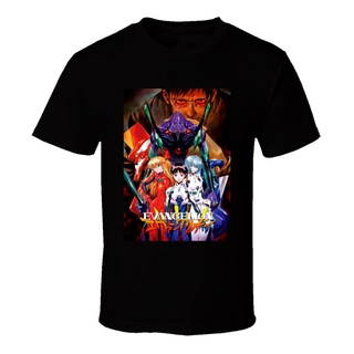 『Sports And Leisure』 เสื้อยืดคอกลม ผ้าฝ้าย ลายอนิเมะ Neon Genesis Evangelion Tv Show สไตล์ฮิปฮอป