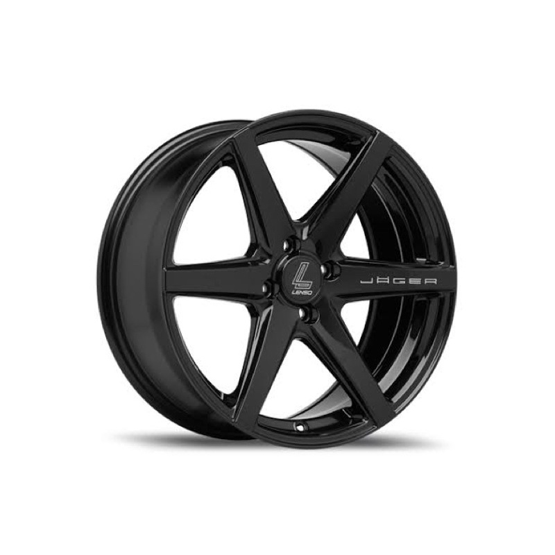 แม็กเลนโซ่ LENSO JAGER CRAFT 15x7 4/100 ดำด้าน