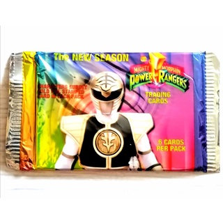 (Sealed Pack) ซองสุ่มการ์ด เพาเวอร์เรนเจอร์ MIGHTY MORPHIN POWER RANGERS : THE NEW SEASON TRADING CARDS