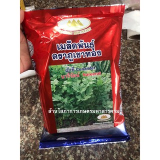 ขายส่ง85฿ เมล็ดพันธุ์ผักชี เมล็ดผักชี ตราภูเขาทอง  ผักชี Coriander นารีรัตน์ Nareerat