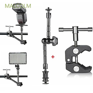 Malcolm อุปกรณ์เสริมกล้องอุปกรณ์เสริมกล้องตัวหนีบแฟลชกล้อง Articulated Arm Slr Dslr 11 นิ้วปรับได้