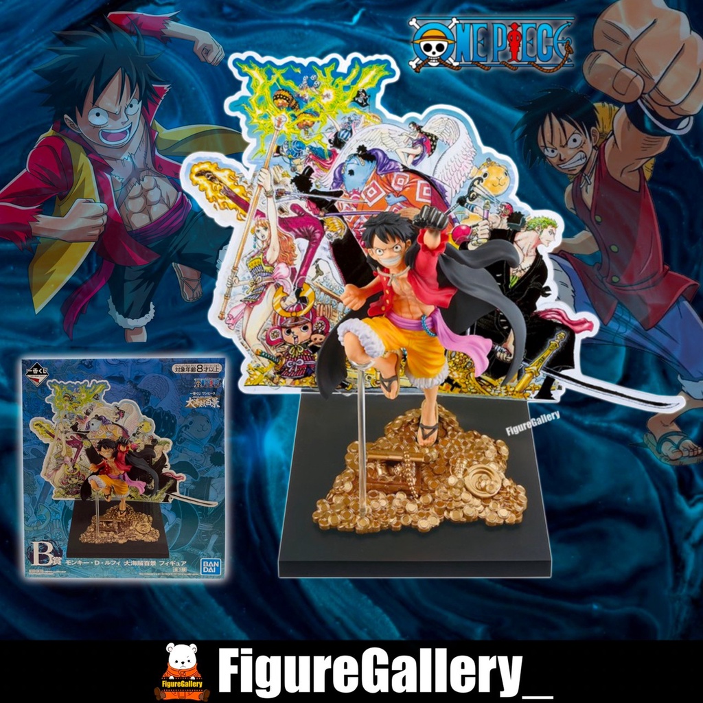 Ichiban kuji One Piece Figure WT100 Memorial Lottery Prize B  ( วันพีซ )  - Luffy ( ลูฟี่ ) มือ 1 สิ