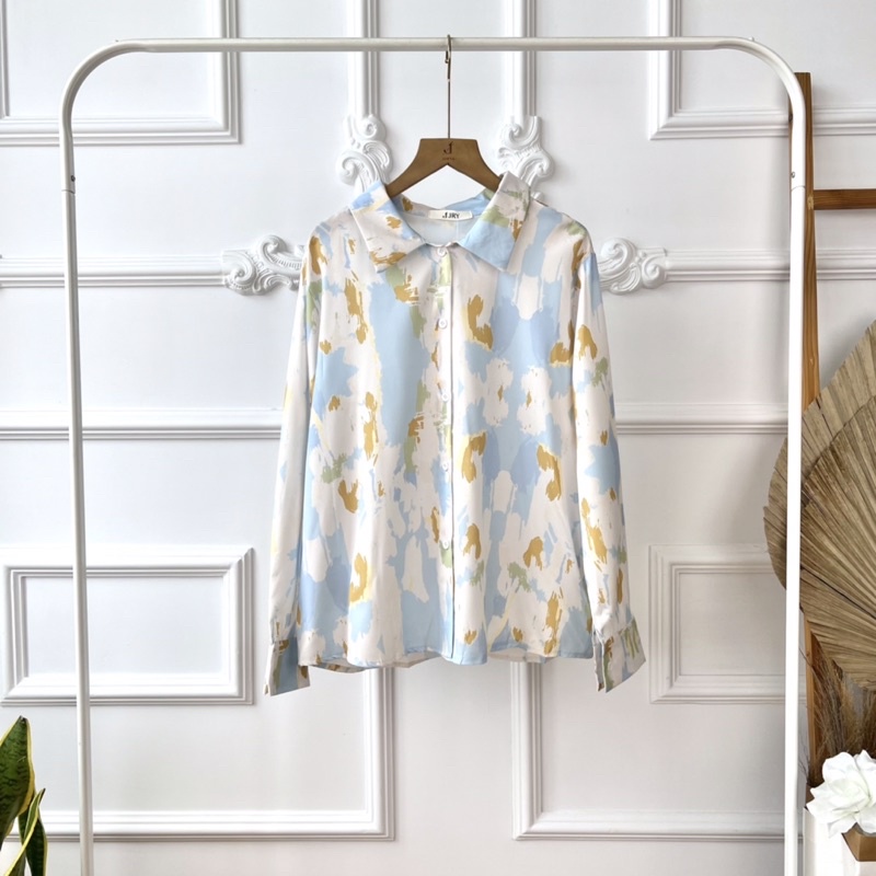 KEMEJA [WHOLESALE] JR10436 - CLARA BKK SHIRT (4pcs @ Rp. 77,000)