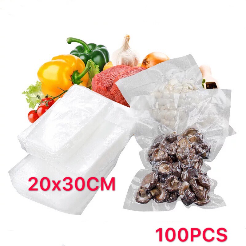 DM Vacuum bag ถุงซีลสูญญากาศลายนูน แบบหนา มีขนาด 28x35 25x30 20x30