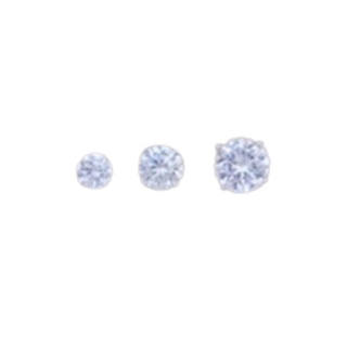 โปรโมชั่น : JEWELLYN Classic Solitaire Earrings Prong ต่างหูหลมเพชรเดี่ยว แบบสี่หนาม