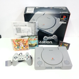 SONY PS1 SCPH-3000 🎮 Boxed 98%Japan 🇯🇵 110 v. 🕹 NTSC-J (1995)