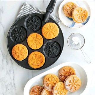 Nordic Ware Frozen Pancake Pan กระทะแพนเค้กลายsnowflake ลิขสิทธิ์ถูกต้อง รับประกันคุณภาพด้วยแบรนด์ Nordic Ware