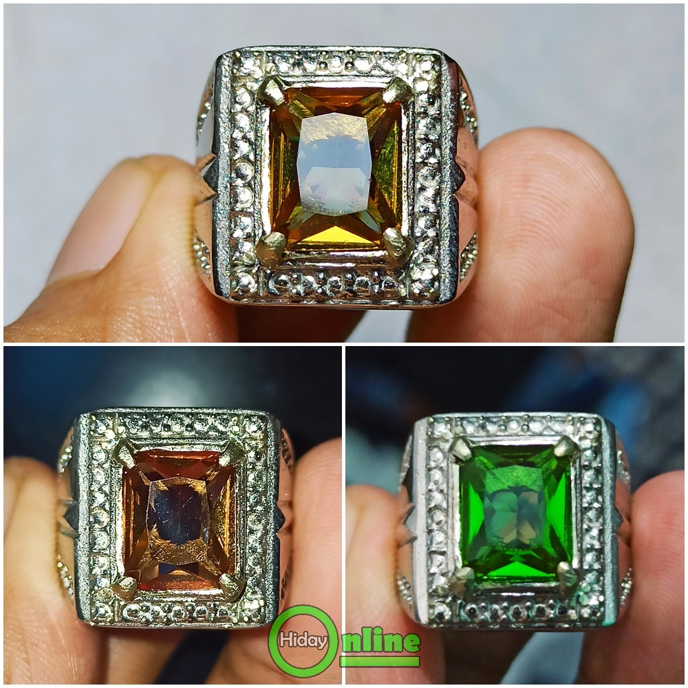 ZULTANITE CHANGE COLOR DIASPORE CLEAN อัญมณีตัดคุณภาพสูง หินแหวน