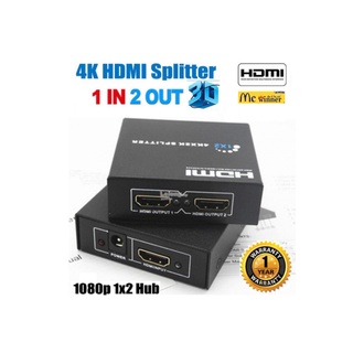 กล่องแยกจอ 2port HDMI Splitter 1x2 Support 3D High Resolution1080P