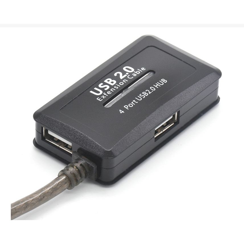 ZS USB 2.0 HUB 4 PORT EXTENSION CABLE 10 เมตร รุ่น MT-150 (แถมสายชาร์จไฟ)