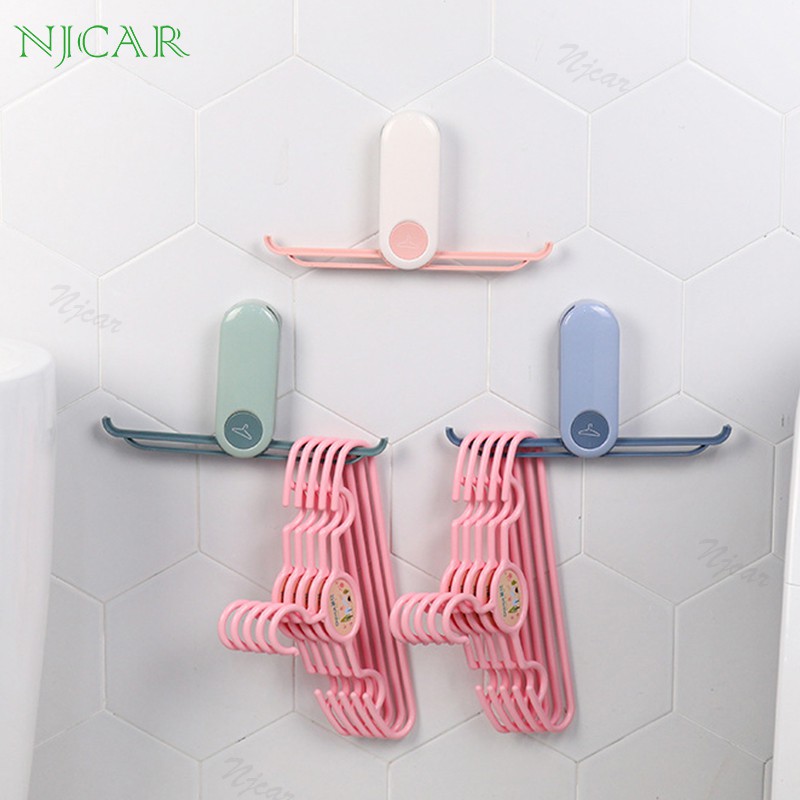 NJCAR I019 ไม้แขวนเสื้อ พับได้ ที่แขวนอเนกประสงค์