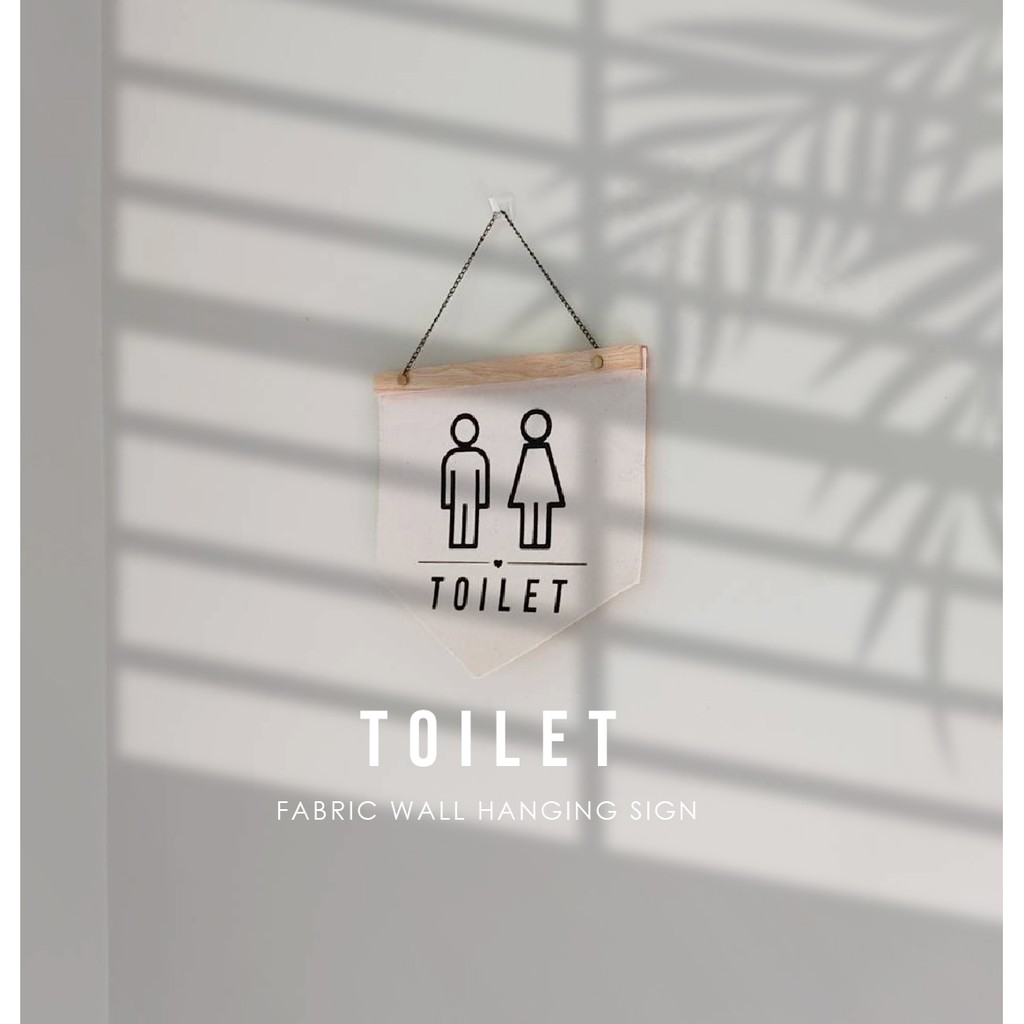 ป้ายห้องนำ ป้ายผ้า (Toilet Sign)