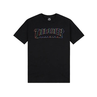 เสื้อยืดผ้าฝ้ายพิมพ์ลายแฟชั่น THRASHER - SPECTRUM TEE