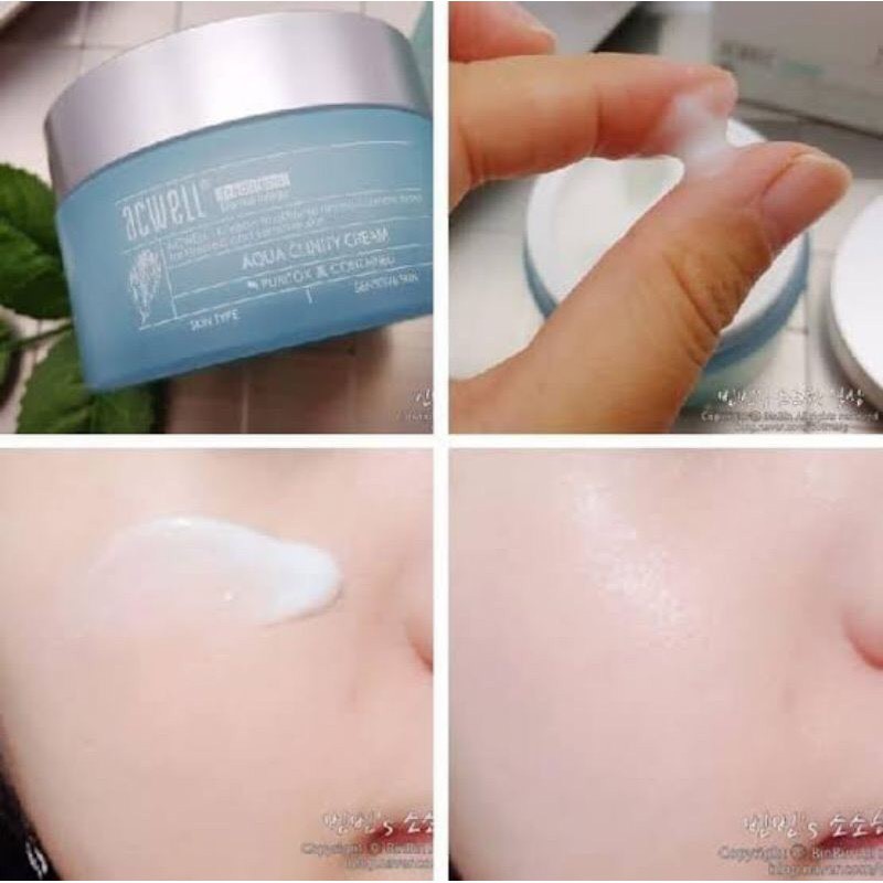 ครีม มอยเจอร์ไรเซอร์ Acwell No4 Aqua Cream N4 50ml ครีมบำรุงผิว เพิ่มความชุ่มชื้น ผิวเเพ้ง่าย