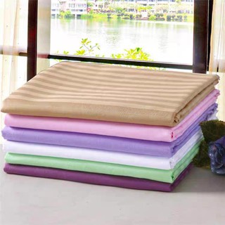 【ZY.home】 ผ้าปูที่นอน สีพื้น มี2 ขนาด  5 ฟุต / 6ฟุต（5 ชิ้น  ไม่มีผ้านวม）