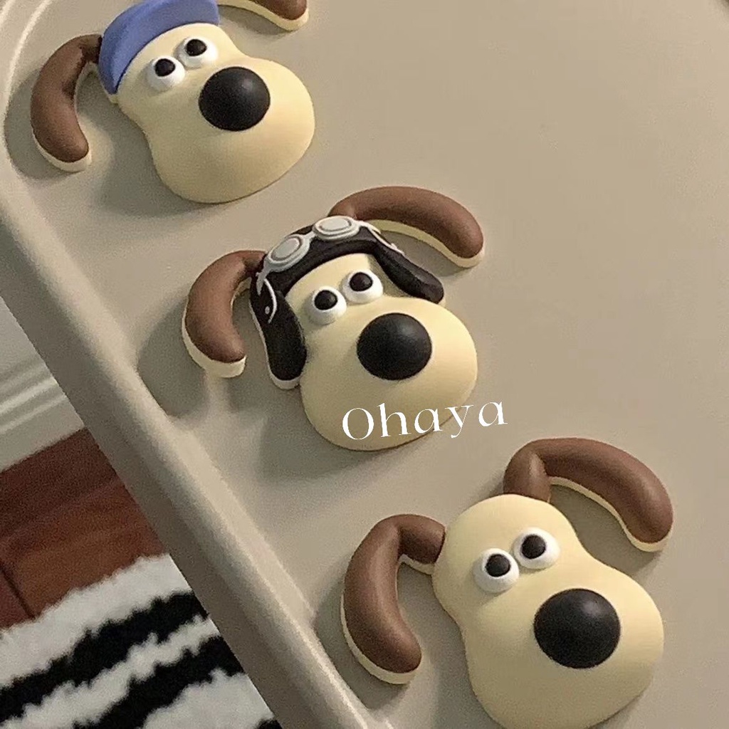Ohaya สติกเกอร์ ลายการ์ตูนสุนัขน่ารัก 3D สําหรับติดตกแต่งกระติกน้ําร้อน