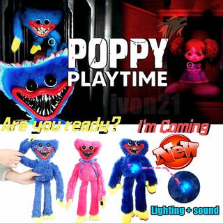 (พร้อมส่ง) ตุ๊กตาสยองขวัญ Huggy Wuggy Plush Toy Poppy Play Time Plush Game Character Hot Doll Horror Toys สําหรับเด็ก คริสต์มาส 40 ซม.