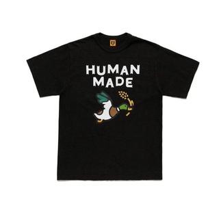 【hot sale】เสื้อยืดคอกลมแขนสั้นพิมพ์ลาย Nigo Human Made สําหรับผู้ชาย