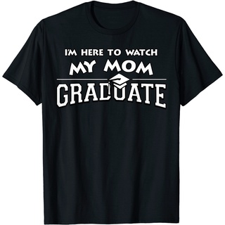 เสื้อยืด พิมพ์ลายการ์ตูน My Mom Graduated Matching Family Graduation ทรงหลวม เหมาะกับของขวัญวันพ่อ สําหรับครอบครัวสามารถ