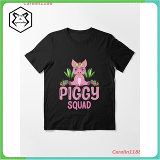 New Piggy Squad Essential T-Shirt เสื้อยืด ดพิมพ์ลาย เสื้อยืดผ้าฝ้าย คอกลม cotton ความนิยม sale Unisex