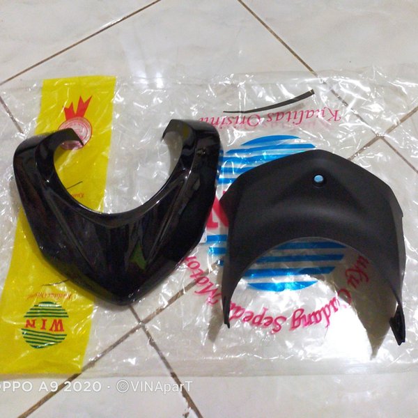 SPEEDO FRONTMETER HANDLE COVER GENIO K0J 2019-2026 สีดํา TOP BOTTOM WIN SET