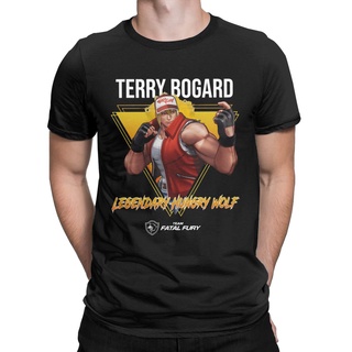 เสื้อยืดคอกลม แขนสั้น ผ้าฝ้ายแท้ พิมพ์ลาย King Of Fighters Xv Legendary Hungry Wolf Terry Bogard 2022