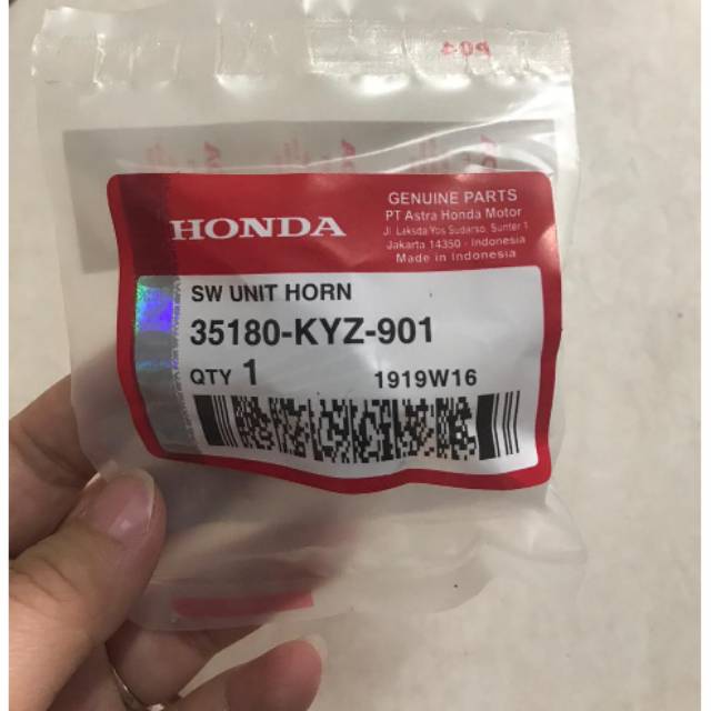 TOMBOL Horn switch ปุ่มแตร 35180 KYZ - KWB 901