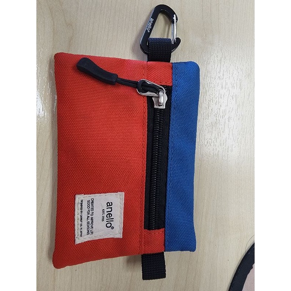 กระเป๋าใส่​บัตร​ ใส่เงิน​ ใบเล็ก​ ห้อยคอ anello แท้