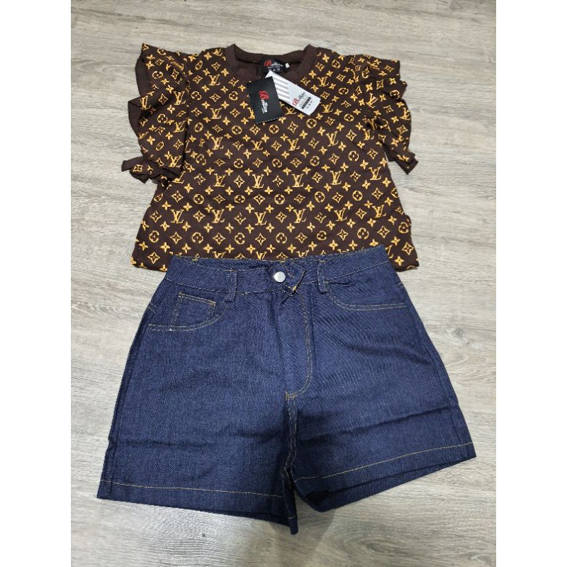 ชุดเซ็ท กางเกงขาสั้น งานป้าย Bellita Size S