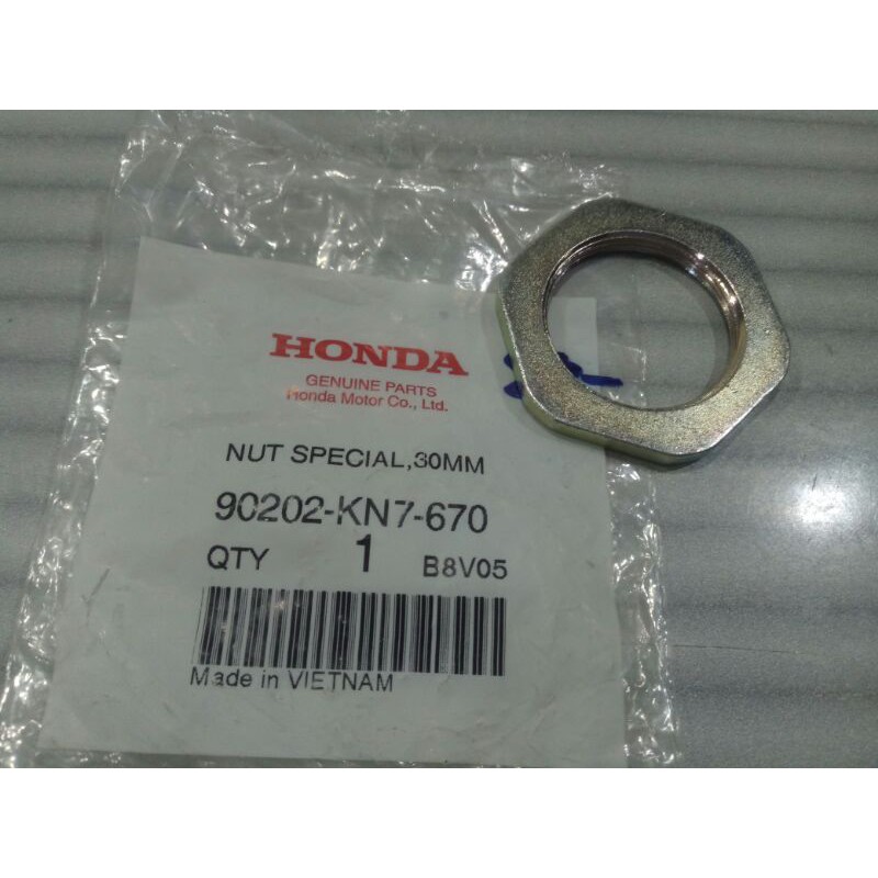 น็อตชาม ล้อหลัง Honda PCX ของแท้ศูนย์(90202-KN7-670)