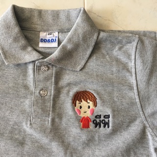 สั่งปัก 1-2 วัน ✂️ เสื้อโปโลเด็กปัก