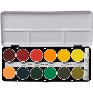 Holbein สีน้ําทึบแสง เส้นผ่าศูนย์กลาง 30 มม. 24 สี C032