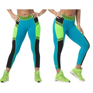 Zumba  Faster Better Crop Leggings (กางเกงเลคกิ้งออกกำลังกายซุมบ้าและโยคะ)