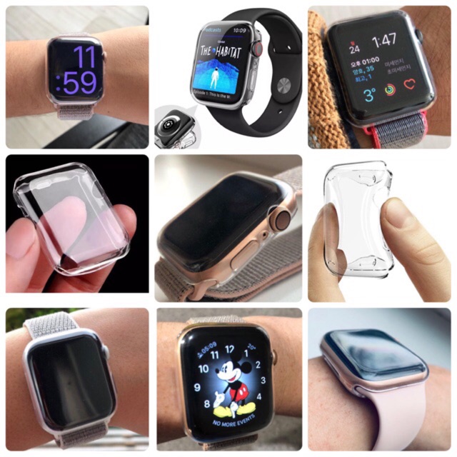 เคส Applewatch 2in1 ป้องกันกระจกและตัวเครื่อง