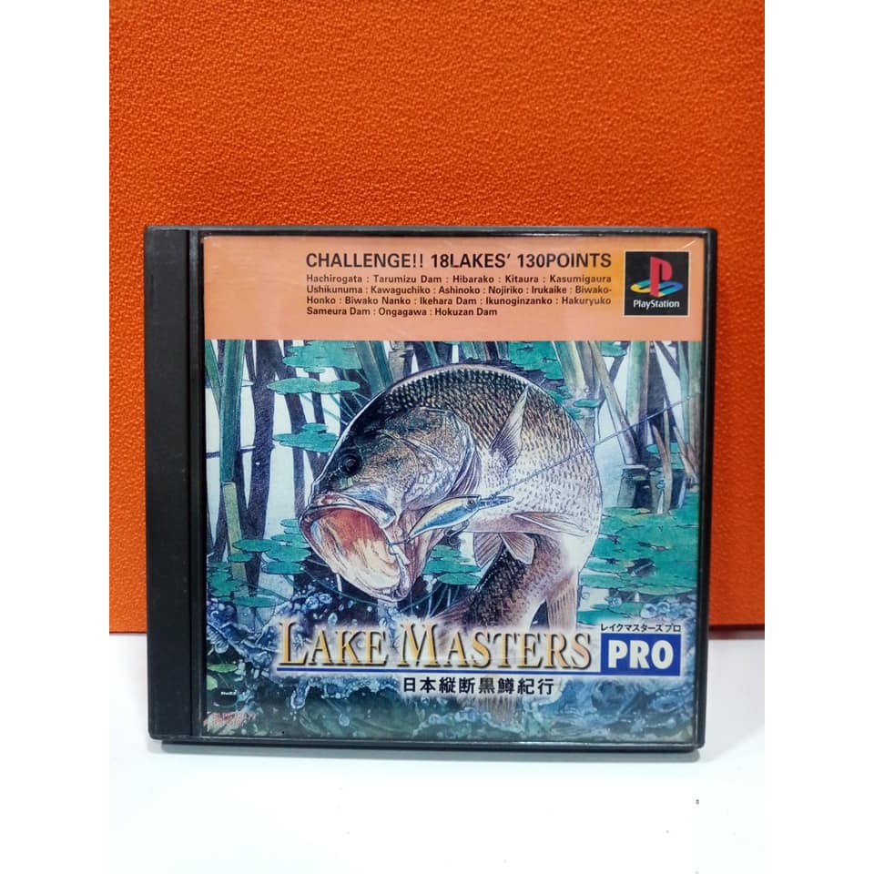 แผ่นแท้ [PS1] Lake Masters Pro (Japan) (SLPS-02177) Fishing Fish ตกปลา Master