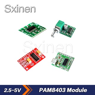 Pam8403 บอร์ดโมดูลขยายเสียงดิจิทัล 5V 2x3W 2.5- 5V USB ขนาดเล็ก