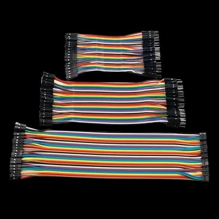 สายจัมป์เปอร์ 10cm 20cm 30cm ขนาด40pin ผู้เมีย ผู้ผู้ เมียเมีย สายแพ สีรุ่ง