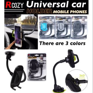 Rcozy Universal Car Holder ที่จับโทรศัพท์ดัดได้ หมุนได้ 360 องศา ฐานสญญากาศ